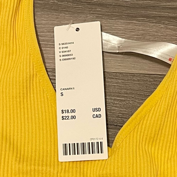 SIZE SMALL URBAN OUTFITTERS mustard yellow tank top!! - Picture 2 of 2